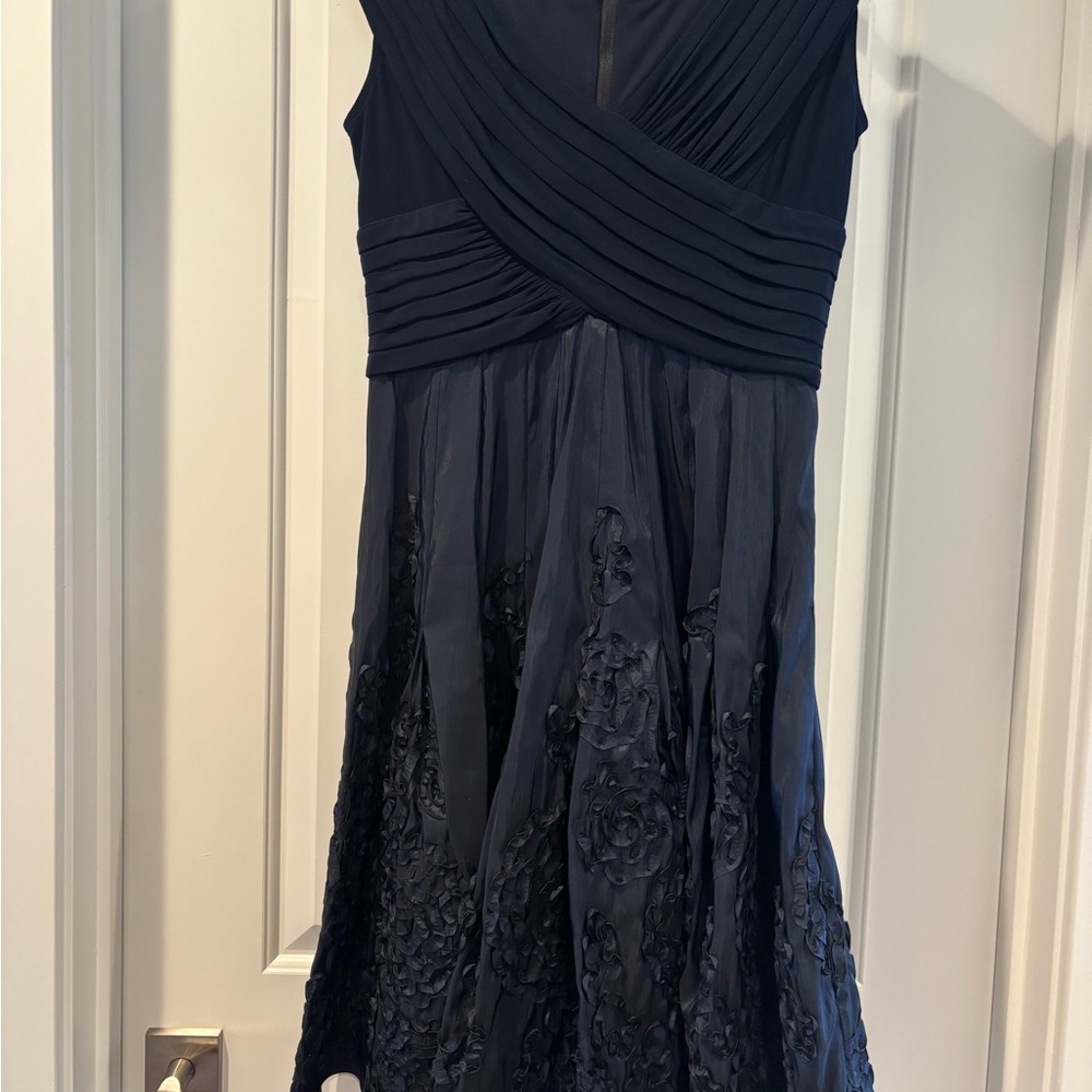 Adrianna Papell Navy Blue Dress